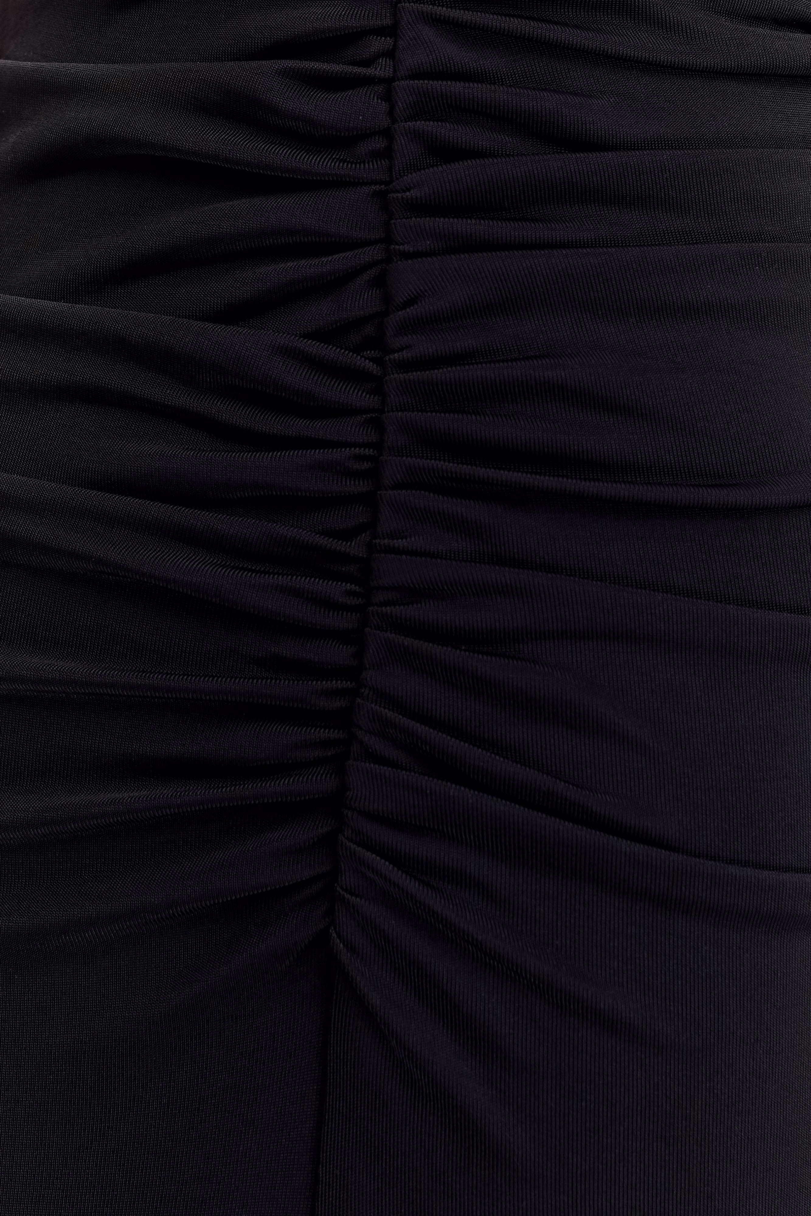 Vienna Slinky Cut Out Maxi Dress - Black