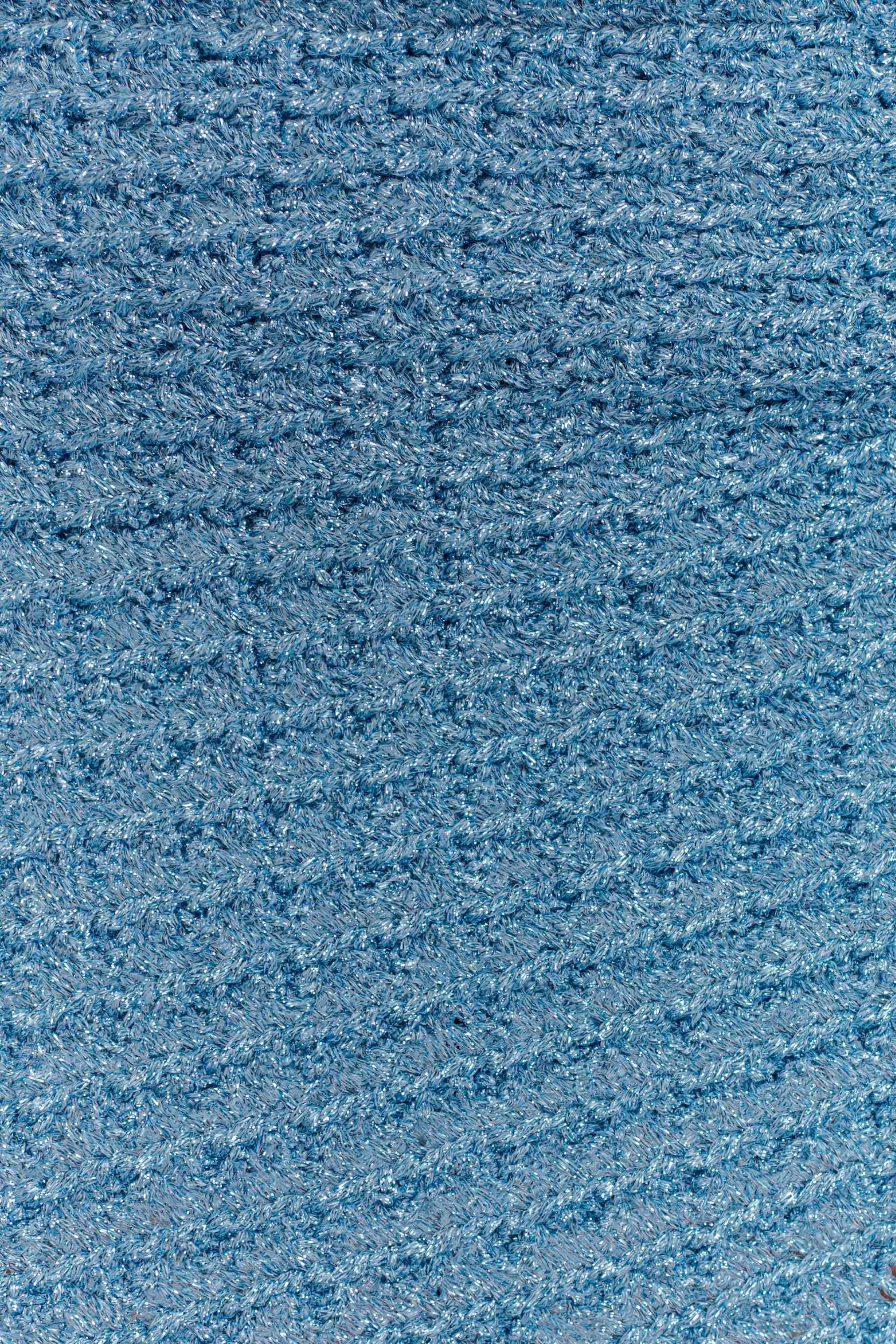 Waverley Metallic Knit Mini Skirt - Blue